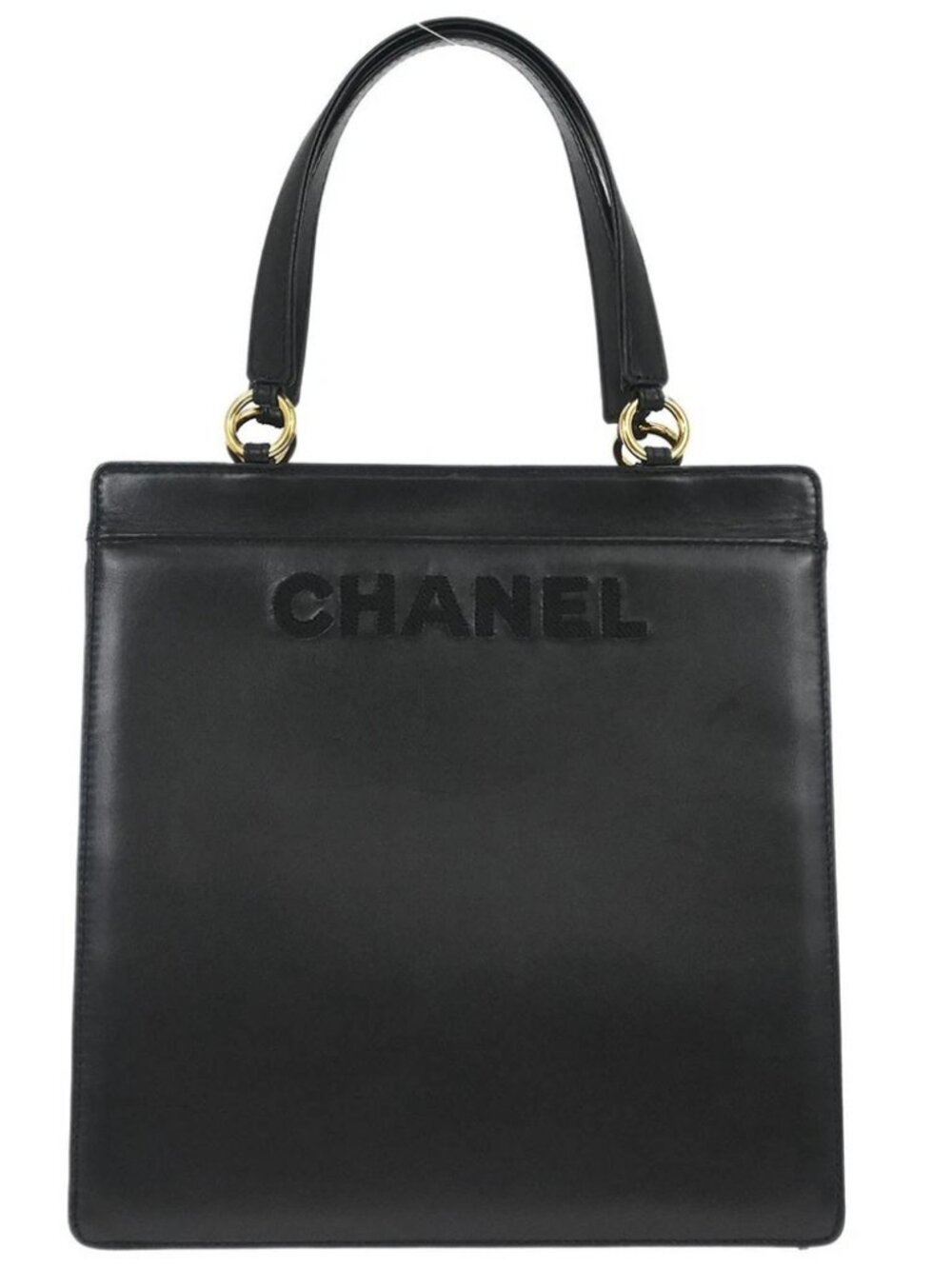 Chanel Black Lambskin Tote Bag 136112